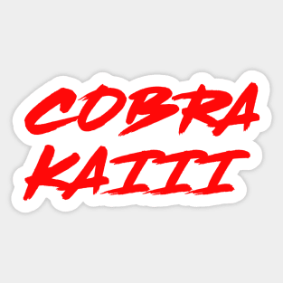 Cobra Kai Season 3 Sticker